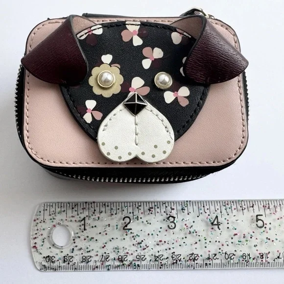 KATE SPADE Floral Cherrywood Puppy Dog Travel Jewelry Box - Picture 13 of 16